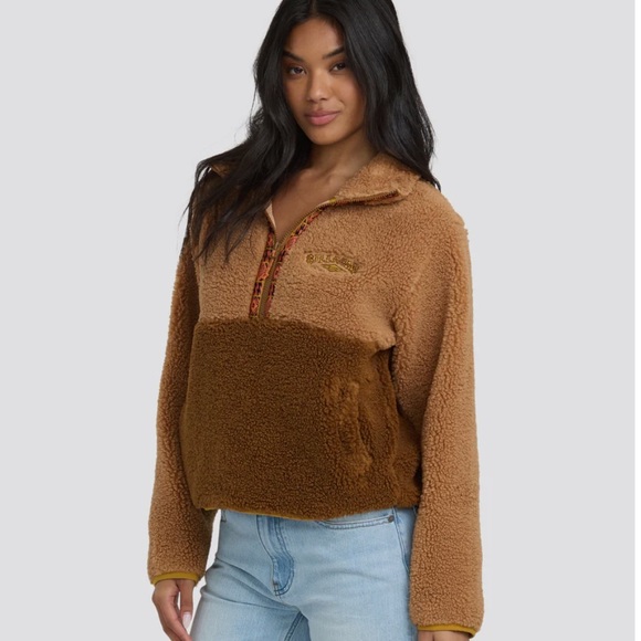 Billabong Sherpa half Zip - Picture 2 of 10